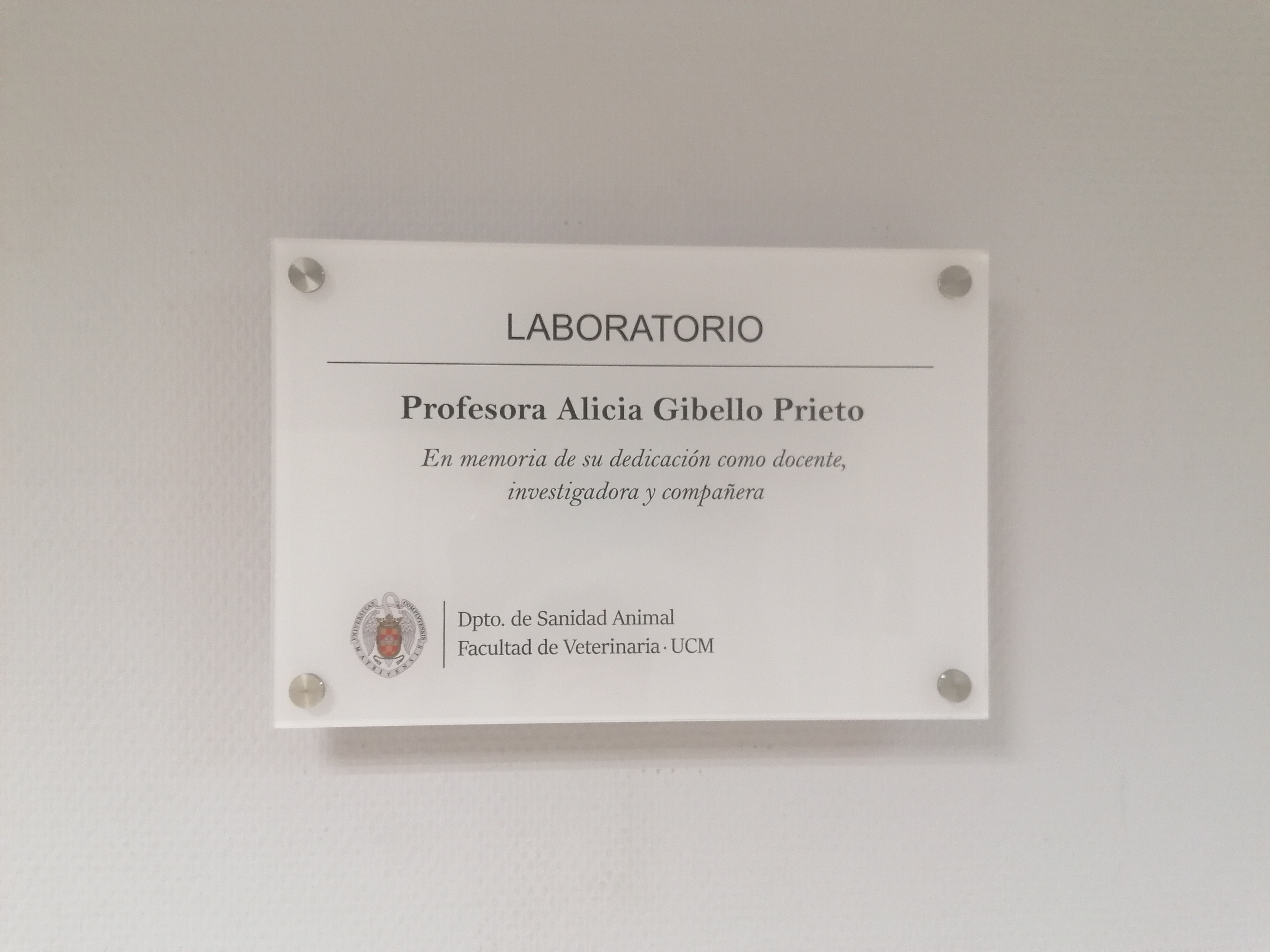 El Departamento de Sanidad Animal dedica un laboratorio a la Catedrática Alicia Gibello - 2